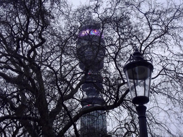 The BT Tower, from Fitzroy Square