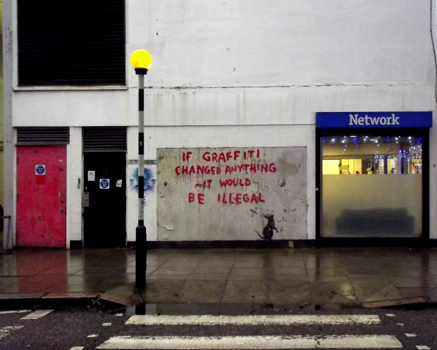 Banksy, just of Hanson street
